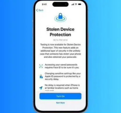 旺苍苹果授权维修店分享被盗设备保护功能开启方法 