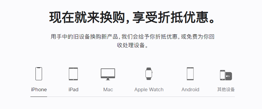 旺苍苹果手机维修分享iPhone以旧换新的去处 