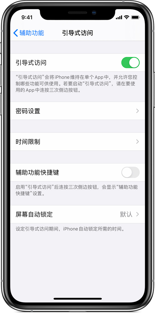 旺苍苹果手机维修分享如何在 iPhone 上退出引导式访问 