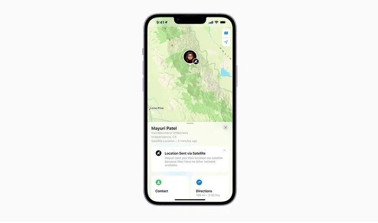 旺苍苹果14维修分享iPhone14系列中 FindMy功能通过卫星分享位置方法教程 