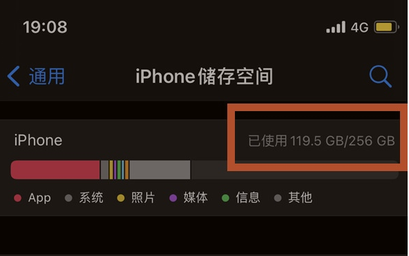 旺苍苹果13维修分享iPhone13如何查看剩余内存 