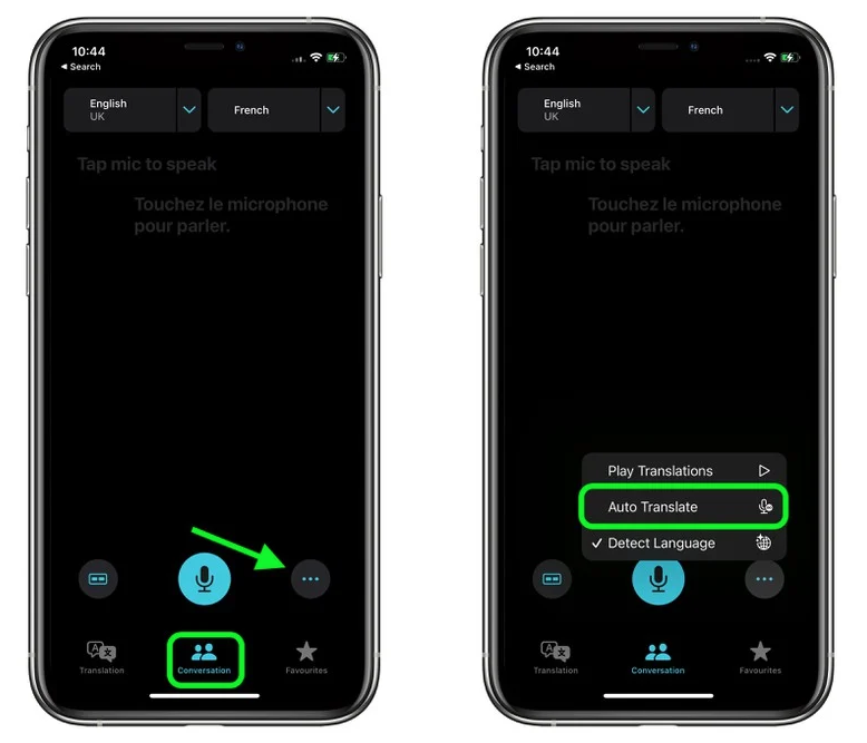 旺苍苹果手机维修分享iOS 15 “翻译” App 新改进 