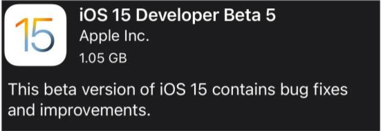 旺苍苹果手机维修分享如何升级到iOS15.0 beta5 