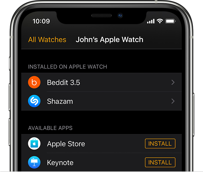 旺苍苹果手机维修分享如何在 Apple Watch 上下载应用 